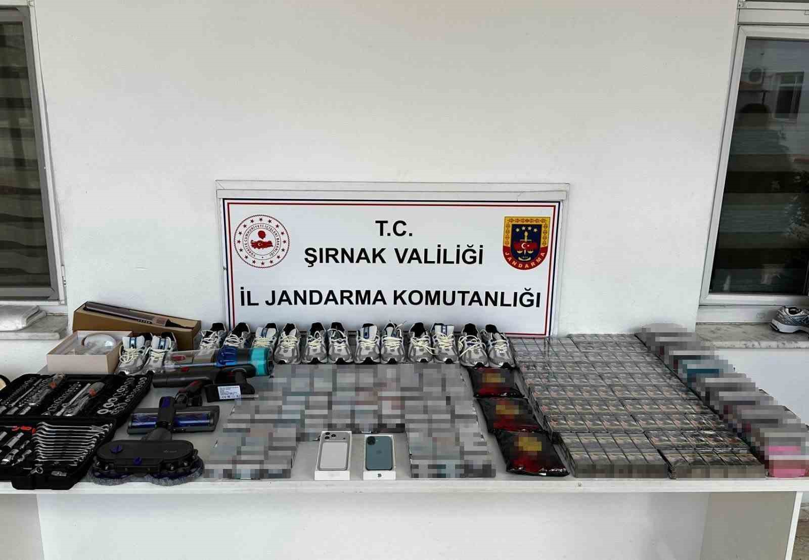 Şırnak’ta jandarmadan kaçakçılık operasyonu: 105 şüpheli yakalandı