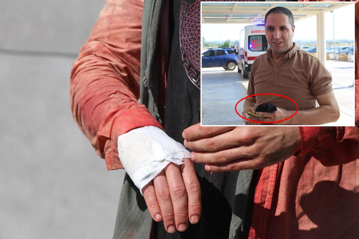 10:17"13 dakikada kurbanı keserim" diyen acemi kasap kendini kesti