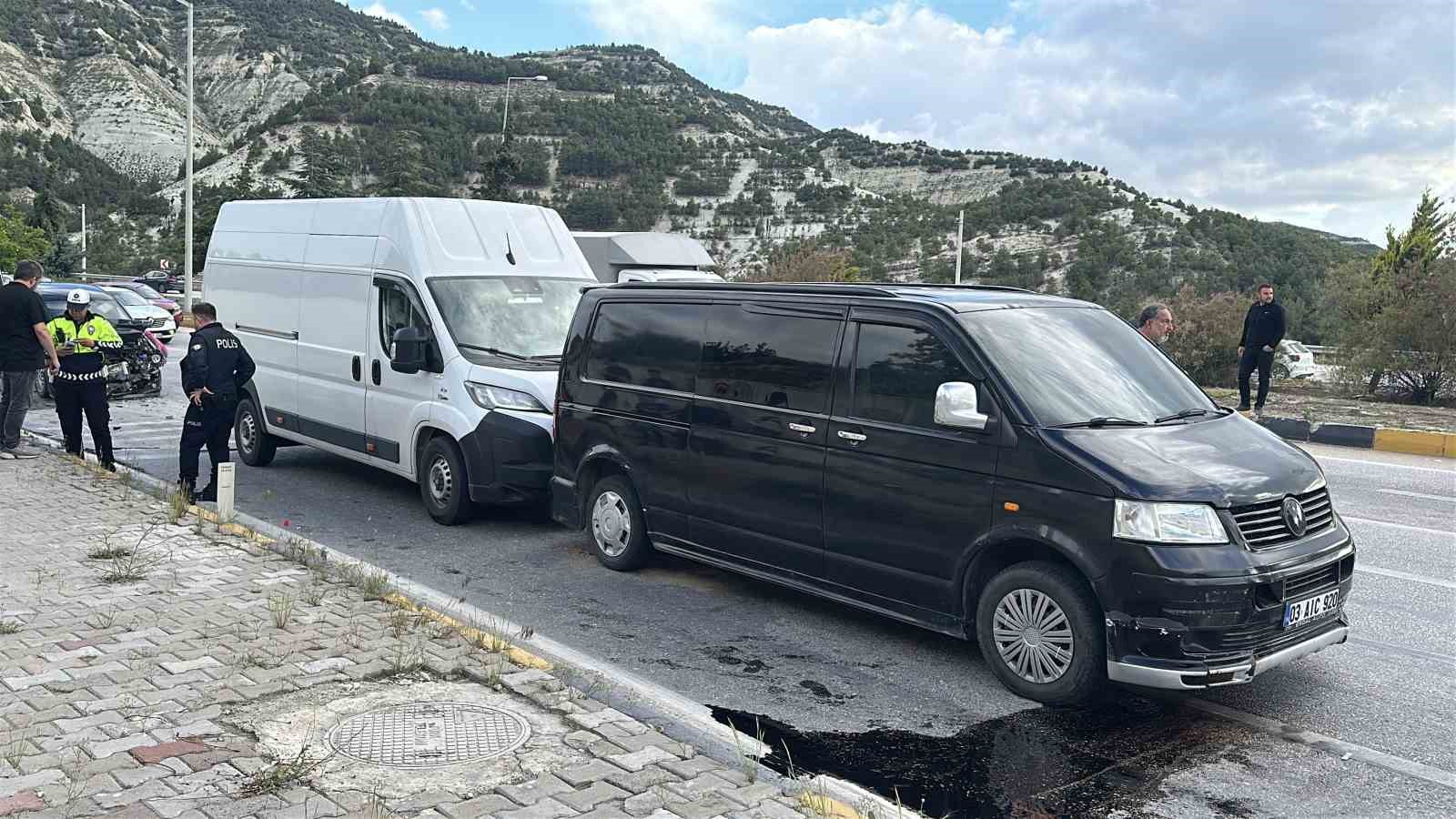 Burdur’da zincirleme kaza: 5 hafif yaralı