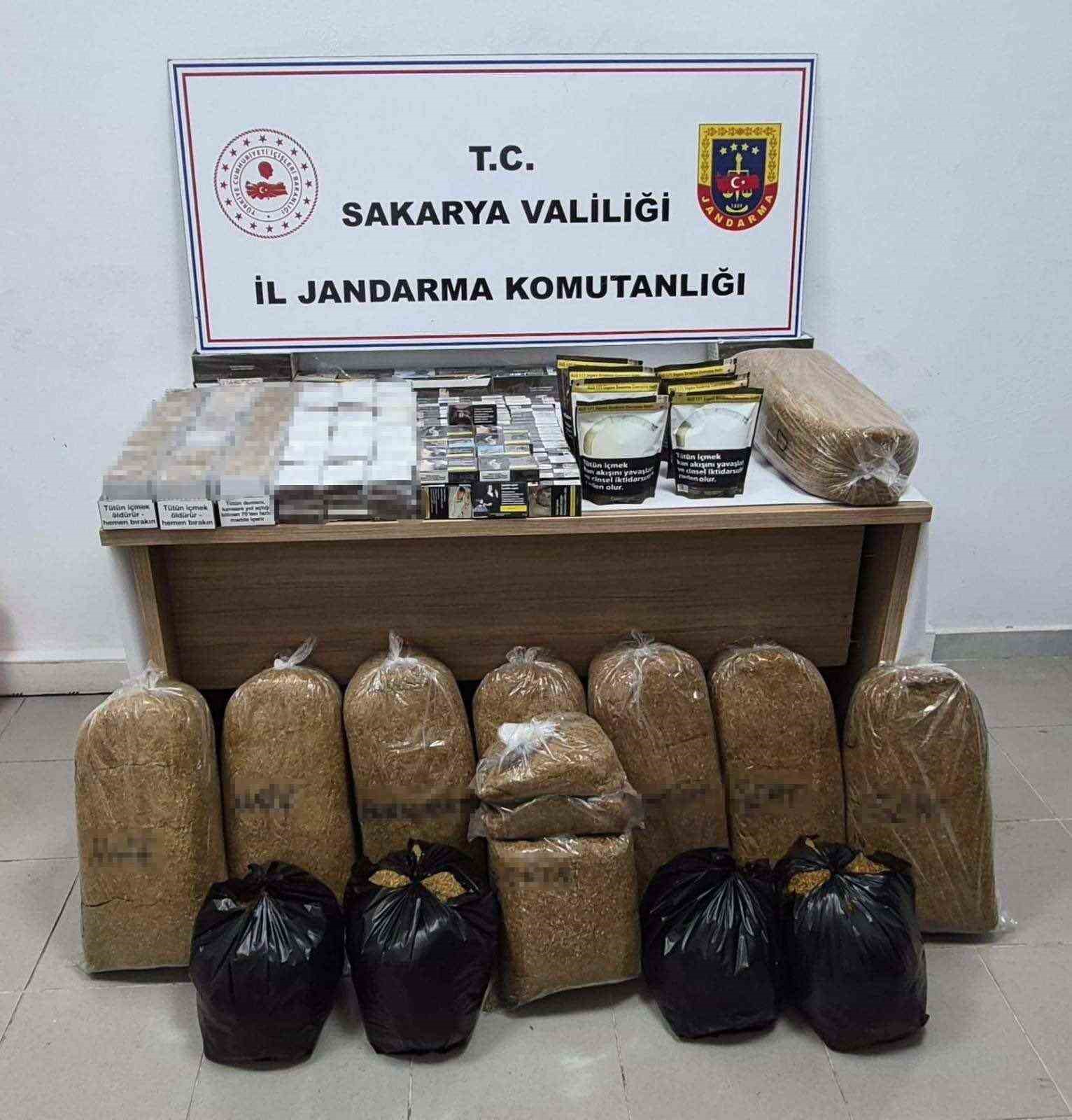 Sakarya’da on binlerce makaron ele geçirildi